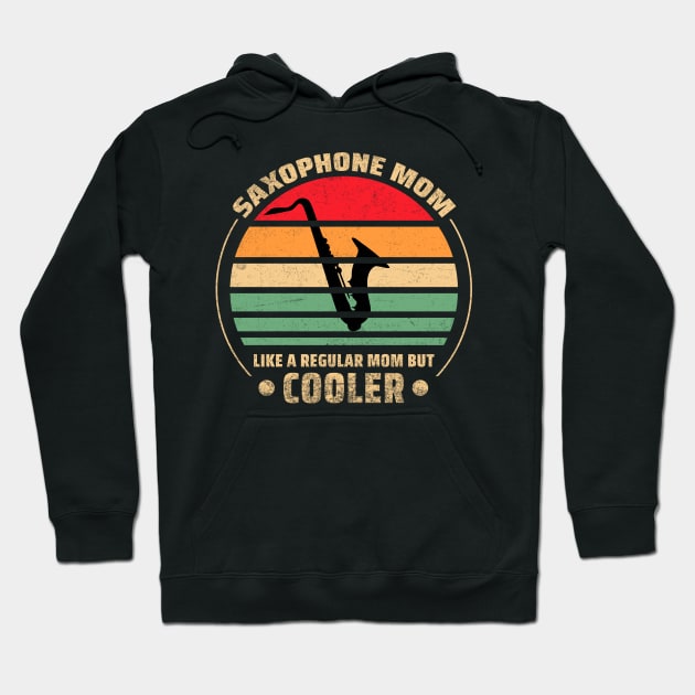 saxophone mom Hoodie by ris_kiefendi